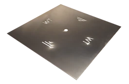 Photo of Aluminum Plates Square - Outdoor Fire