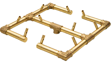 Photo of Original Crossfire Brass Burners - Outdoor Fire