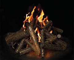 Photo of Steel Log Crossfire Sets - Fire Outdoor