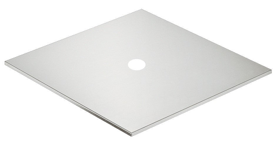 Photo of 36" Aluminum Square Plate with 1.25" Core Out - Outdoor Fire