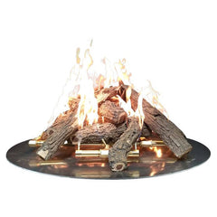 Photo of Western Oak Log Crossfire Sets - Fire Outdoor