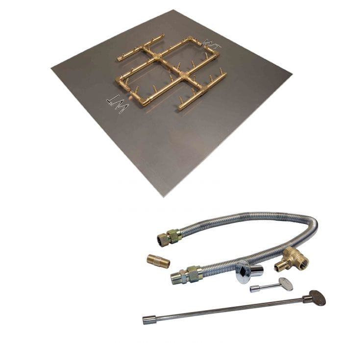 Photo of Square Crossfire Burner Kits - Outdoor Fire