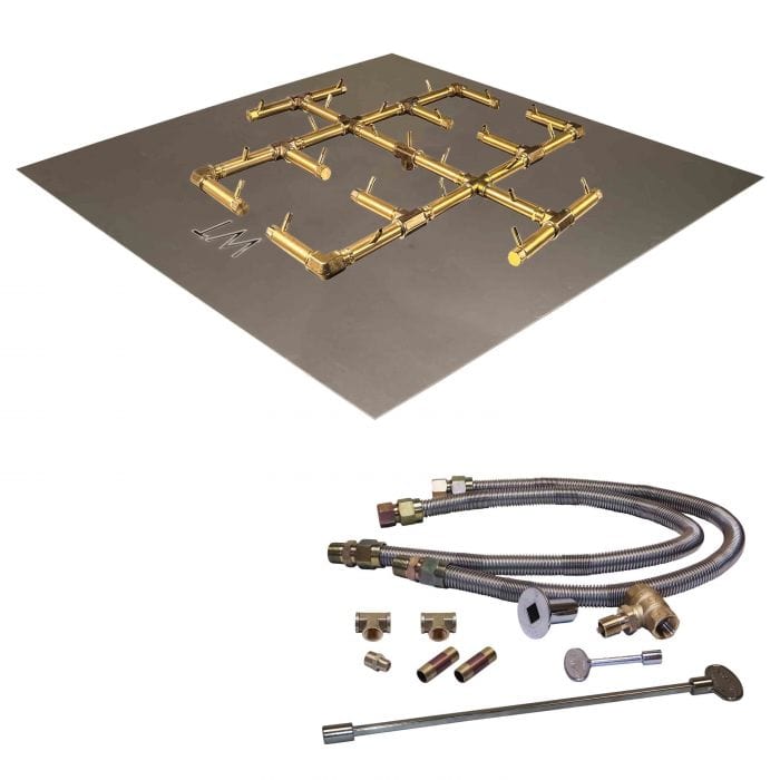 Photo of Square Crossfire Burner Kits - Outdoor Fire