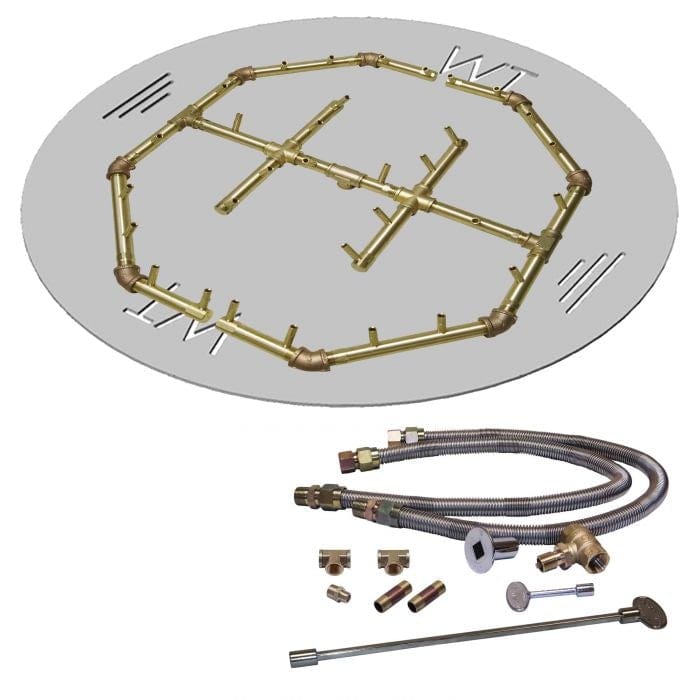 Photo of Octagonal Crossfire Burner Kits - Outdoor Fire