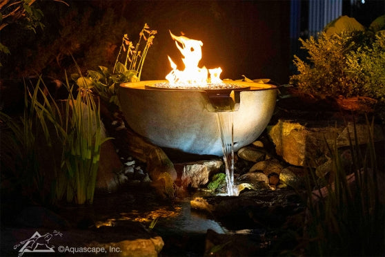 Photo of Aquascape Fire and Water Spillway Bowl - Fire Outdoor